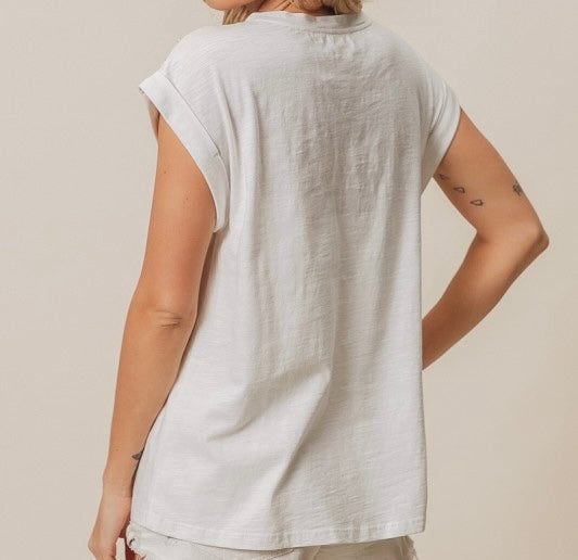 Jersey Rhinestone Top