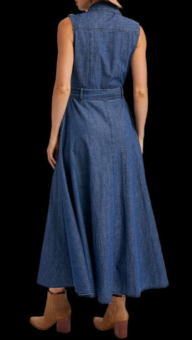 Denim Maxi Dress