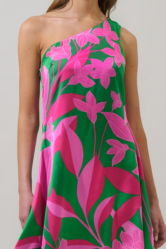 XL - Blossom Asymmetrical Dress