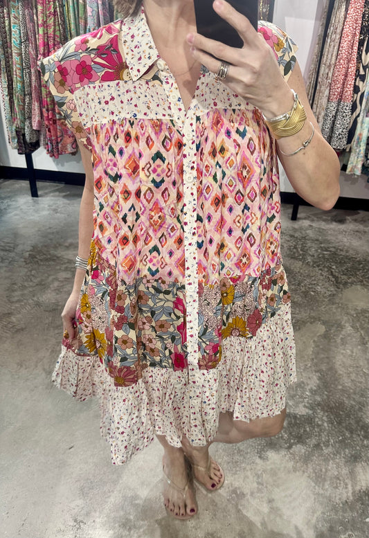 Mix & Match Short Dress