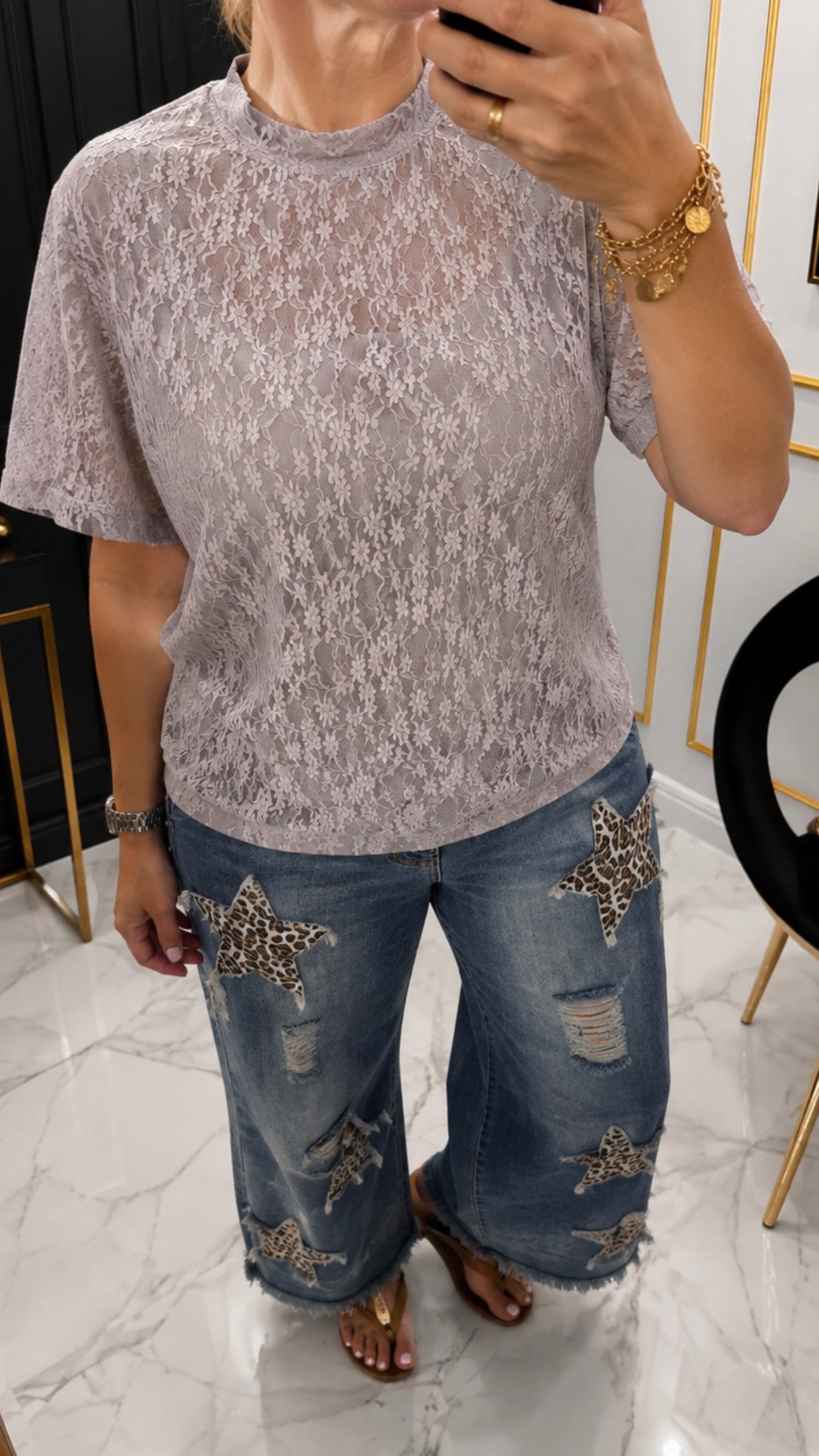 Lace T-Shirt Top