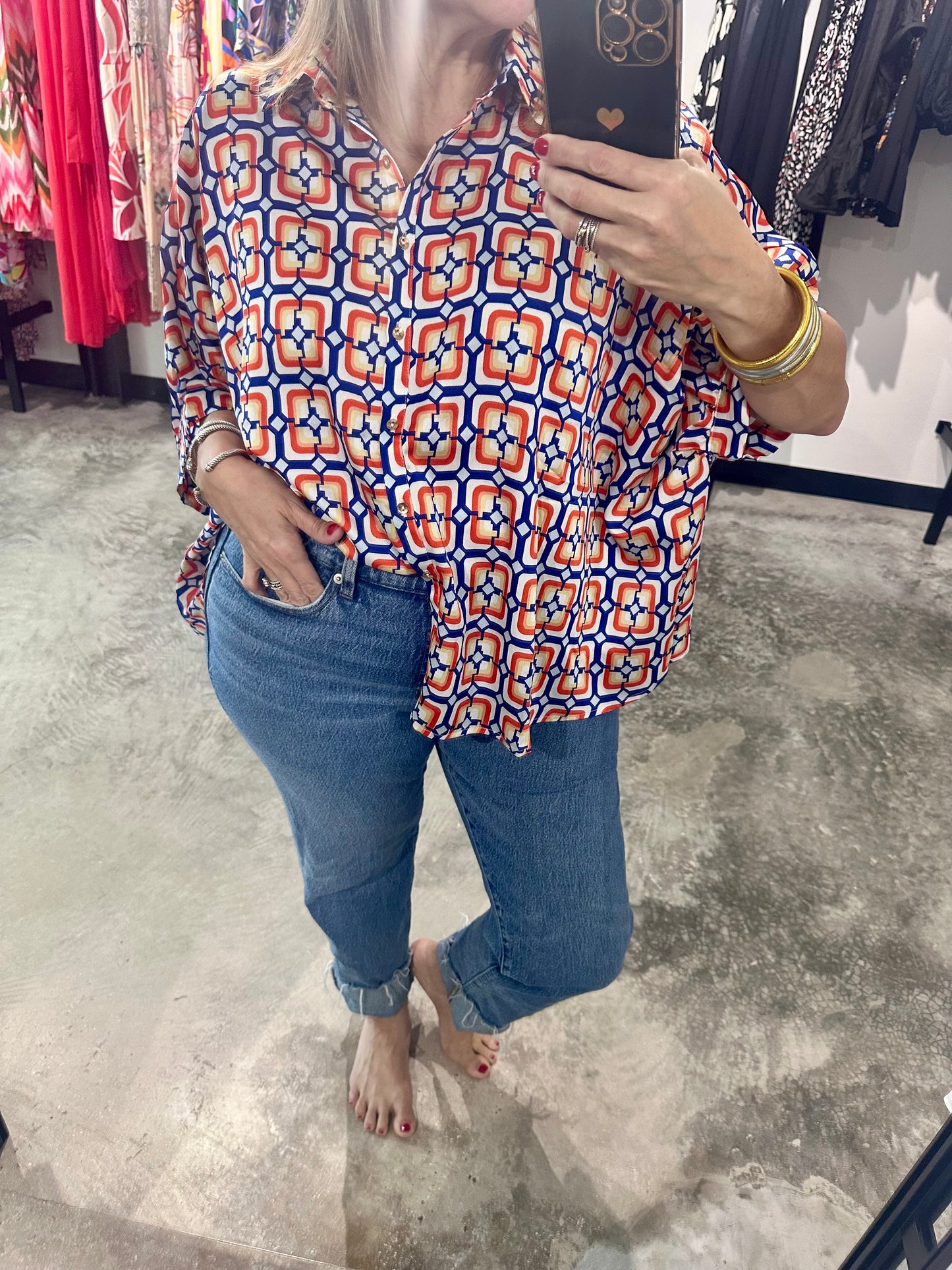 Multi Loose Fit Top