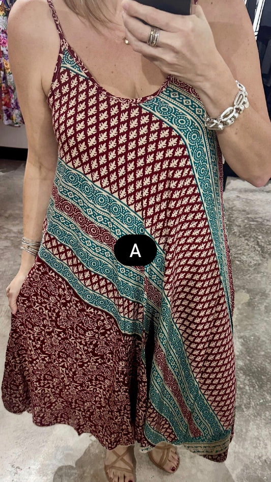 One Size Slip Midi Dress