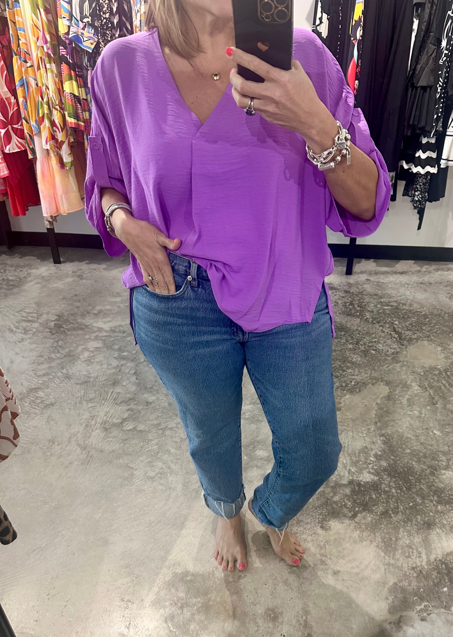 Orchid Oversized Top