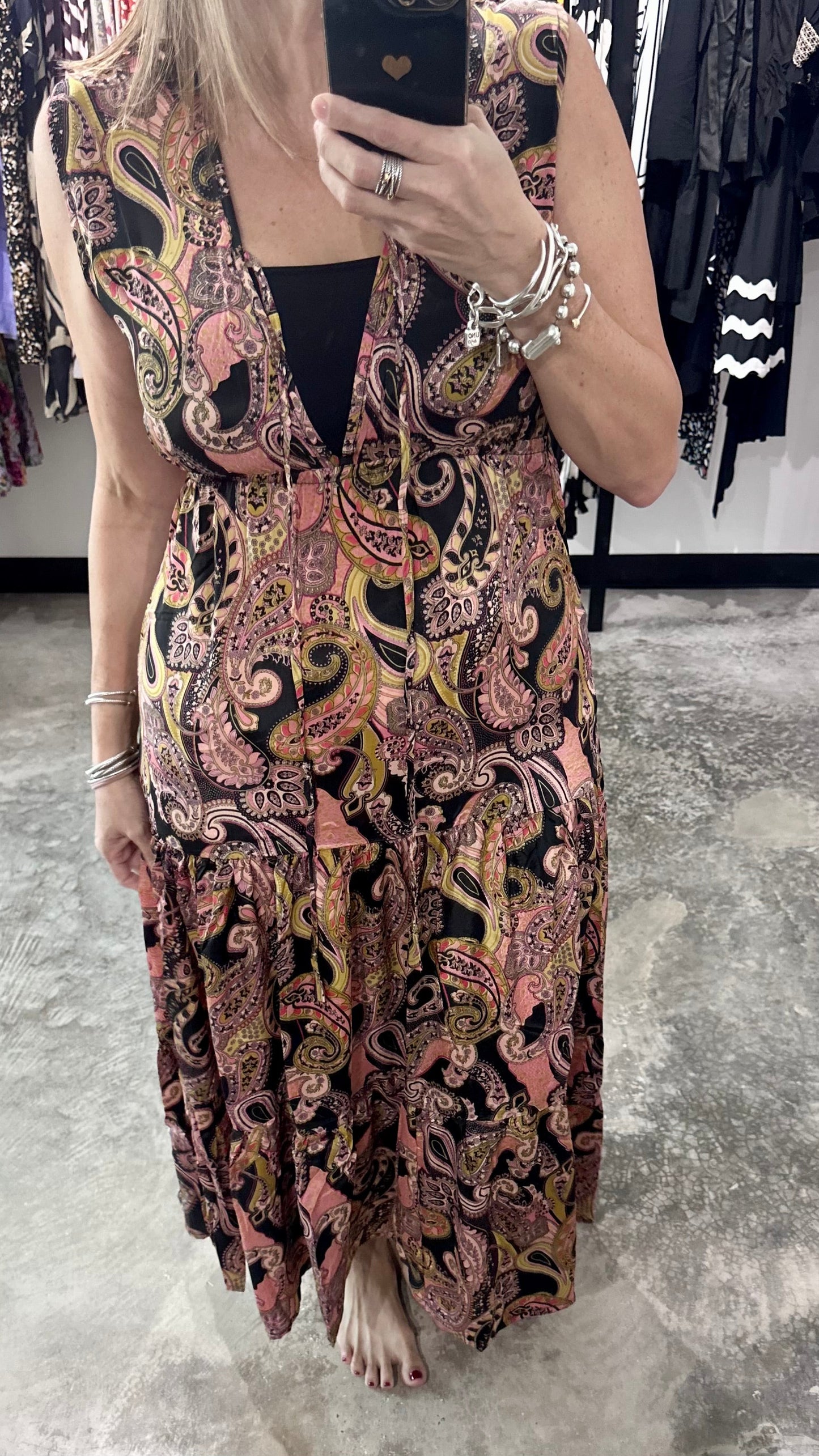 One Size Sleeveless Maxi Dress