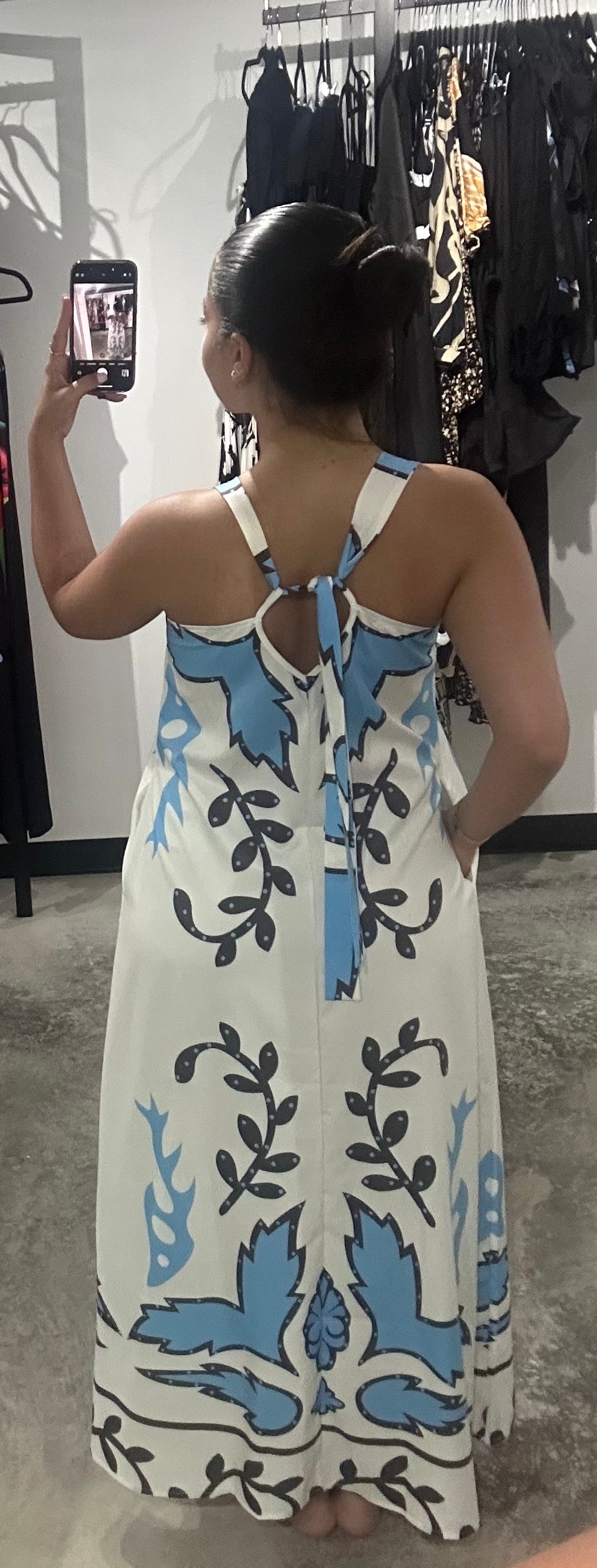 Sleeveless Strap Maxi Dress