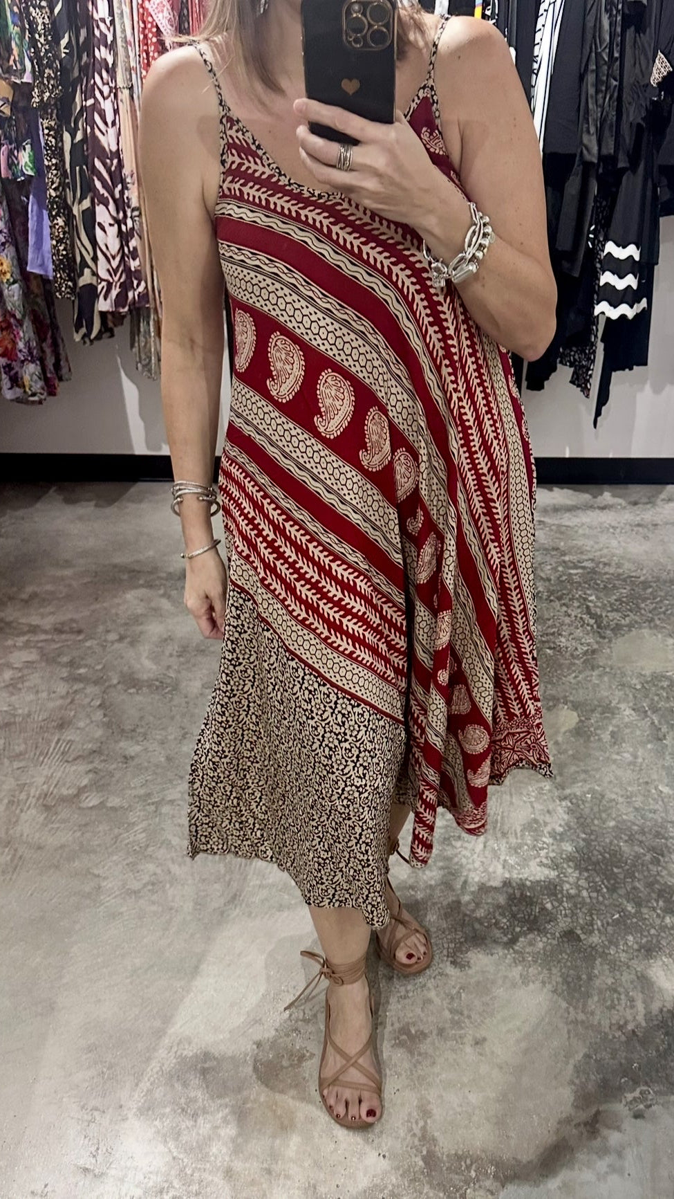 One Size Slip Midi Dress