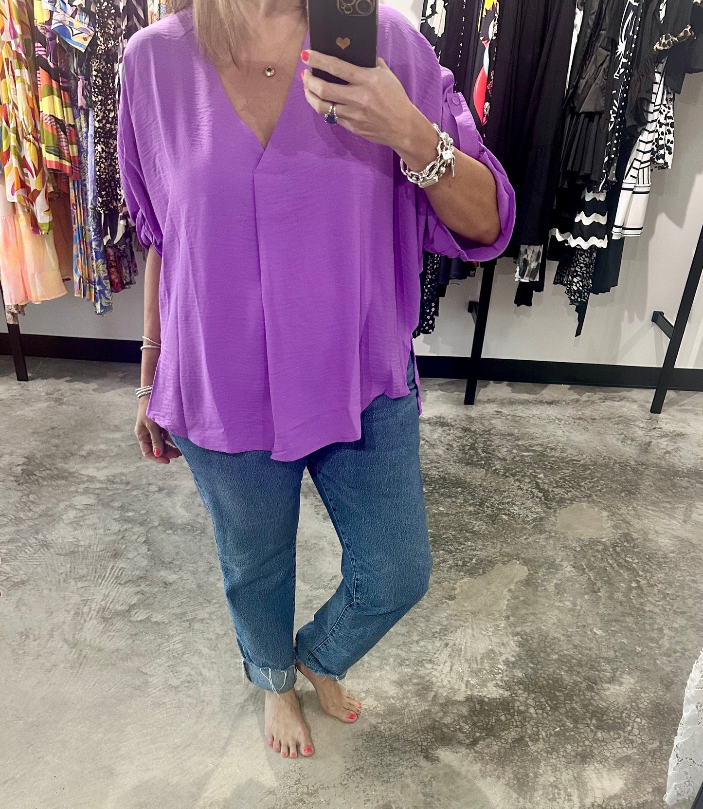 Orchid Oversized Top