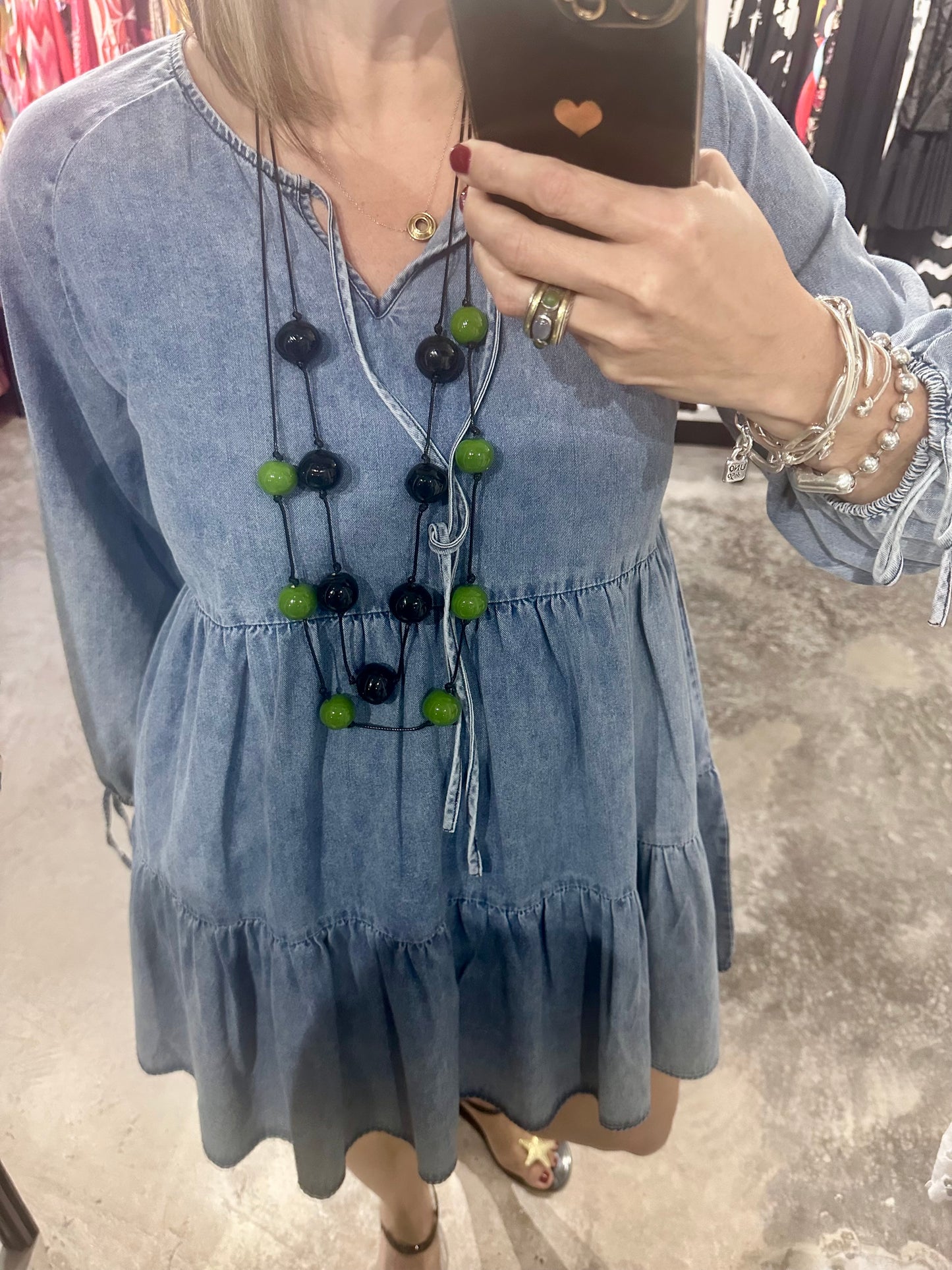 Denim Short Dress