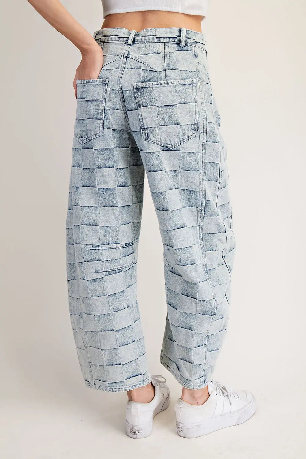 Barrel Denim Pants