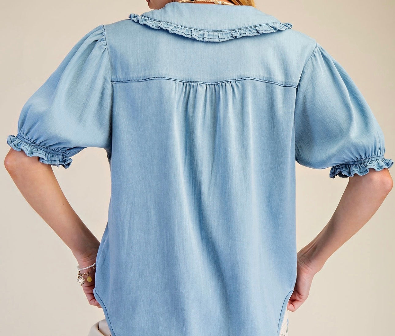 Light Denim Top