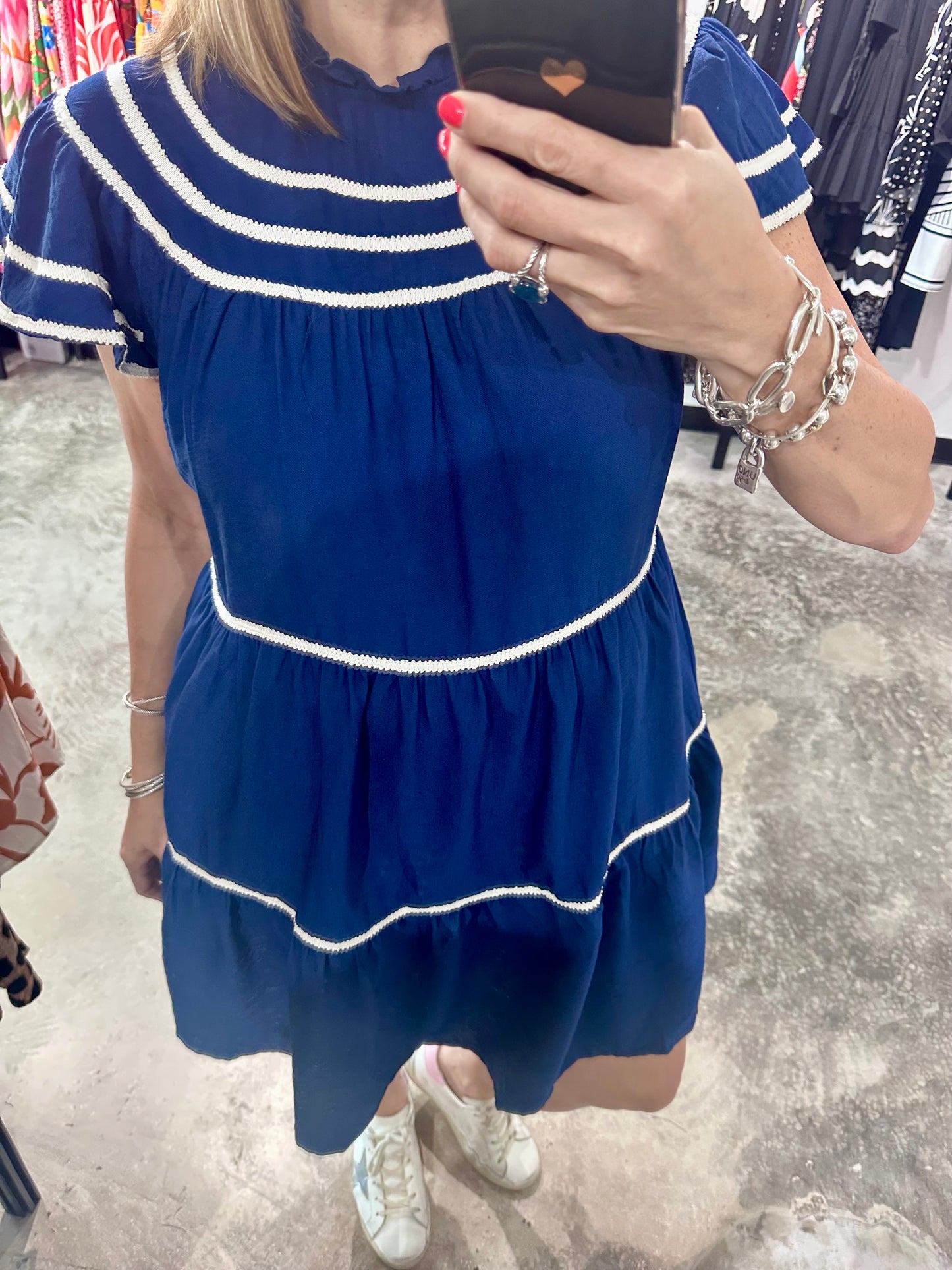 Tiered Ruffle Short Dress
