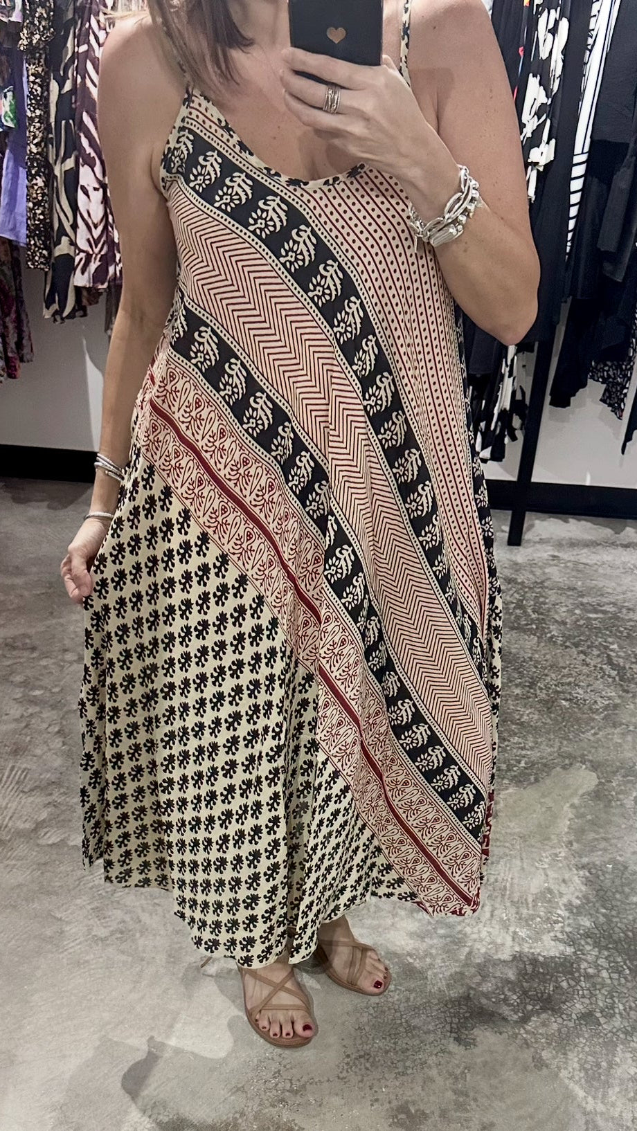 One Size Slip Midi Dress