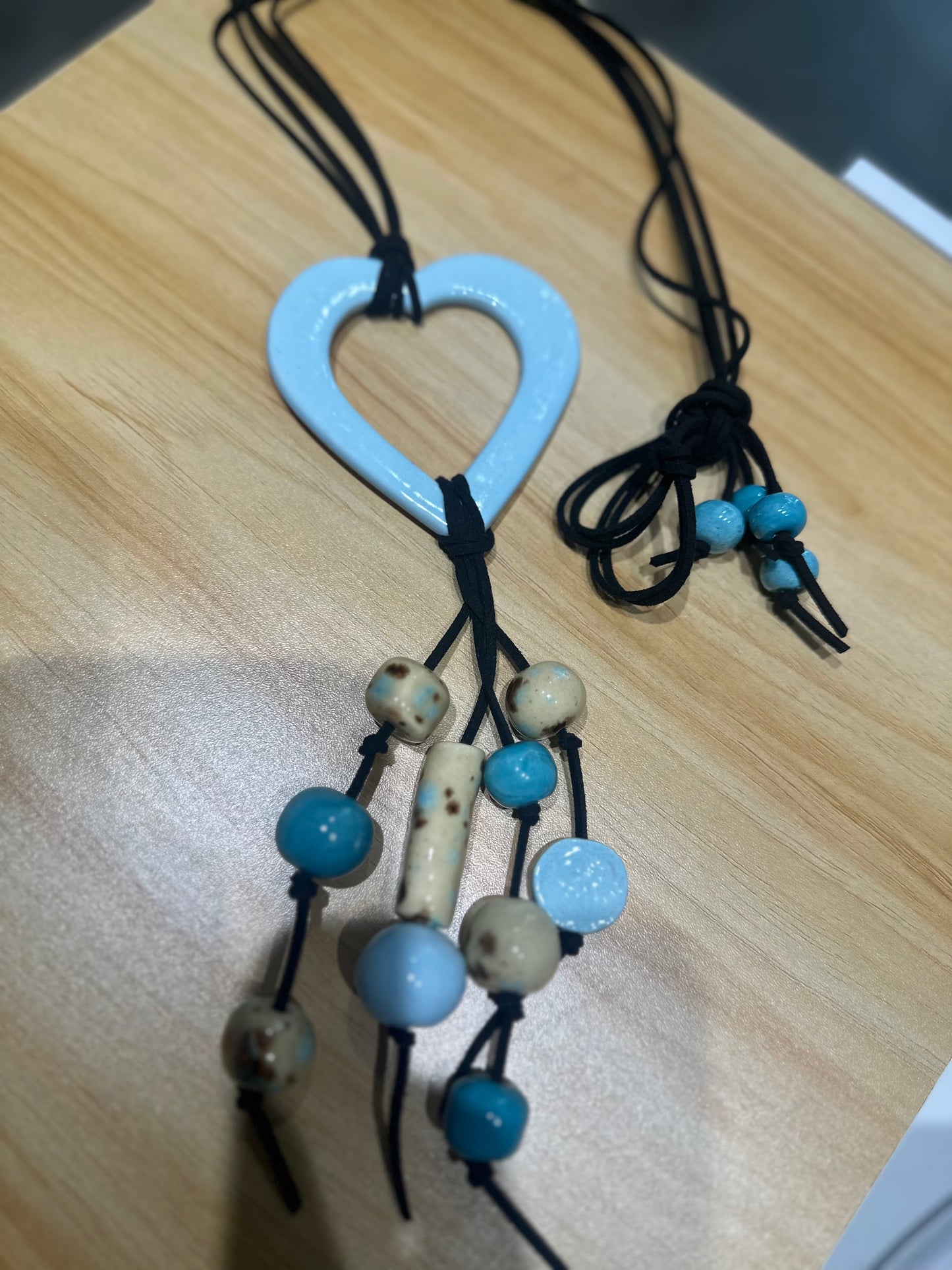 Heart String Necklace