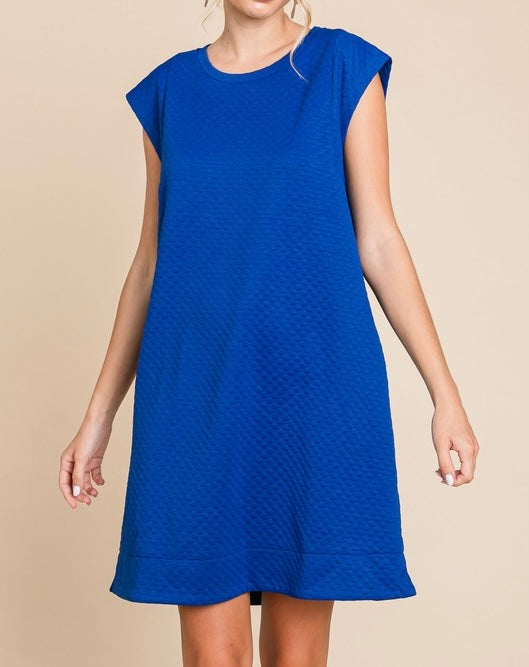 Medium - Embossing Texture Short Dress