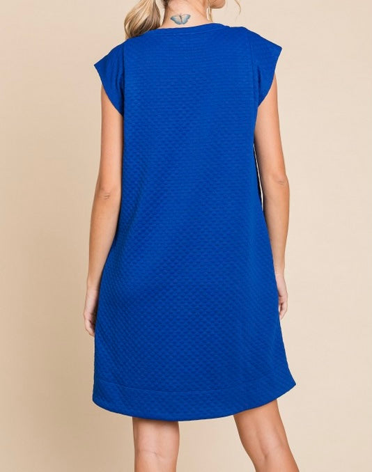 Medium - Embossing Texture Short Dress