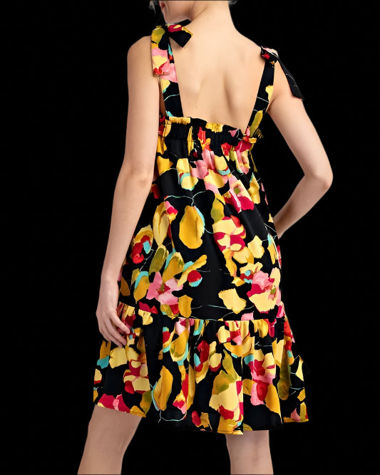 Floral Tiered Short Dress