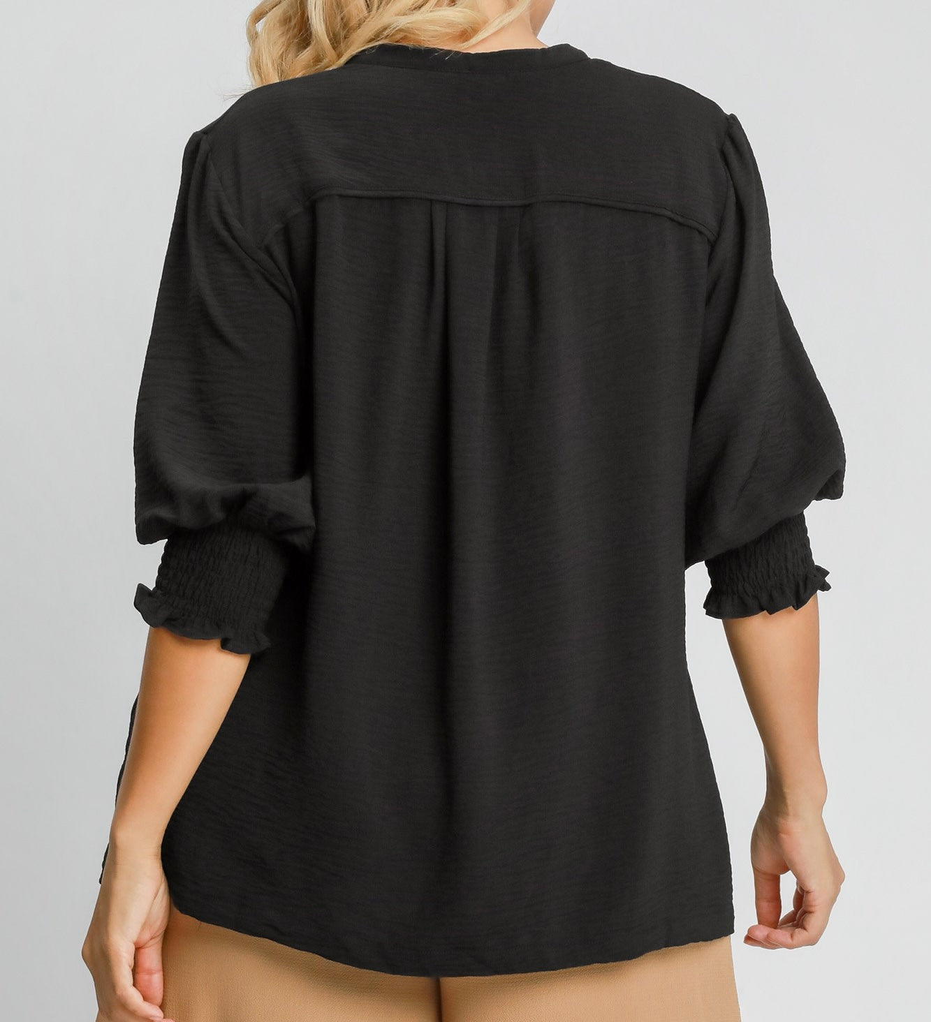 Curvy Black Top