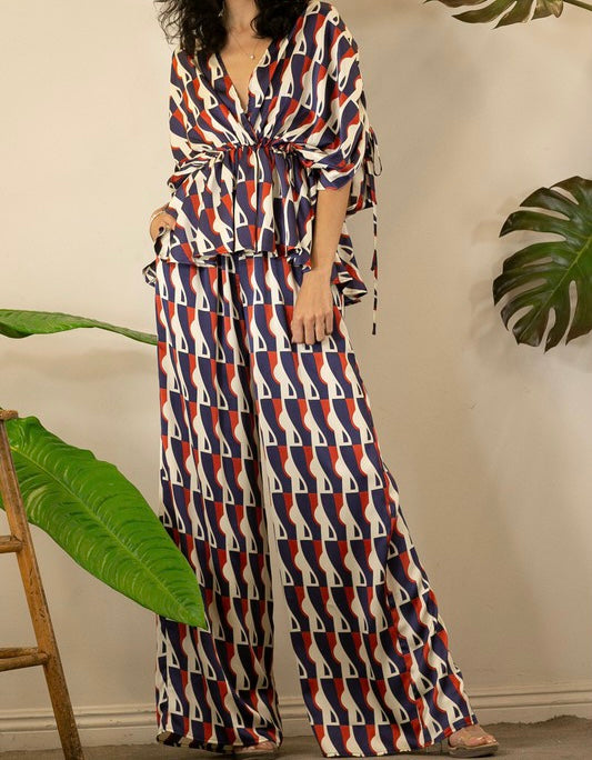 Small - Red Multi Top