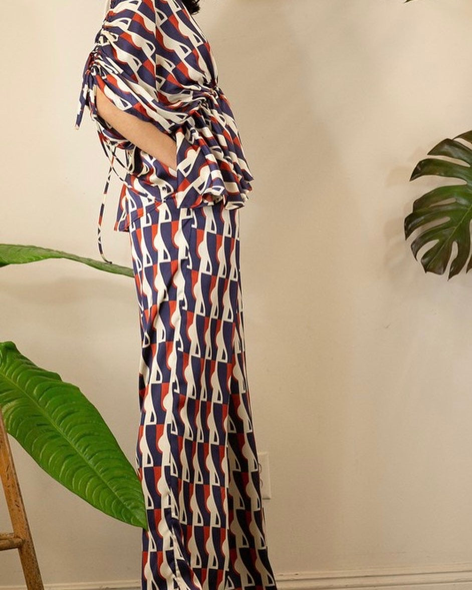 Medium - Red Multi Pant