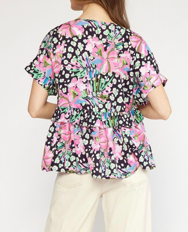 Small - Mix Print Top