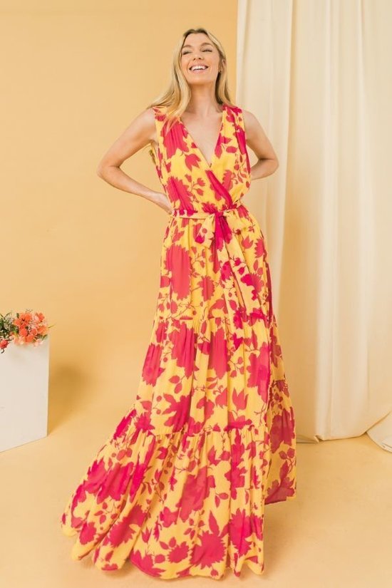 Small - Yellow Maxi Dress