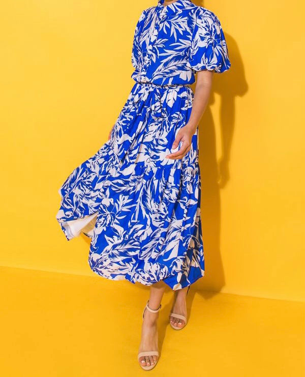 Small - Print Midi Dress