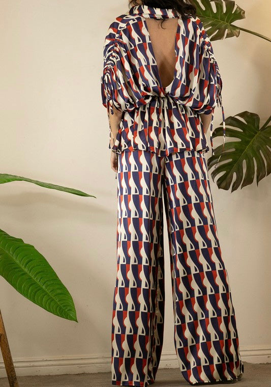 Small - Red Multi Top