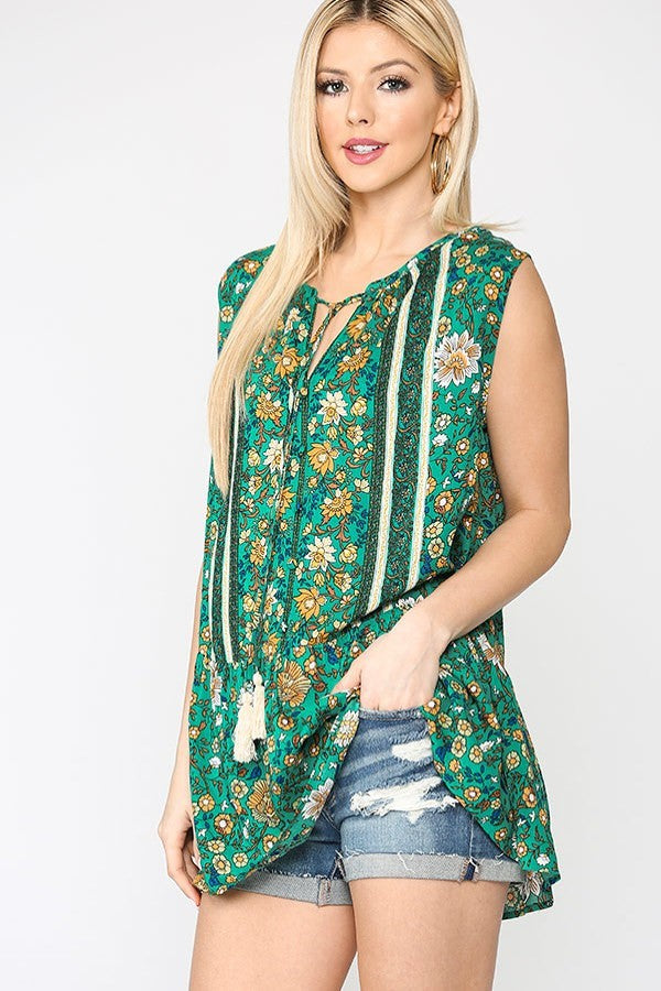 Medium - Floral Print Top