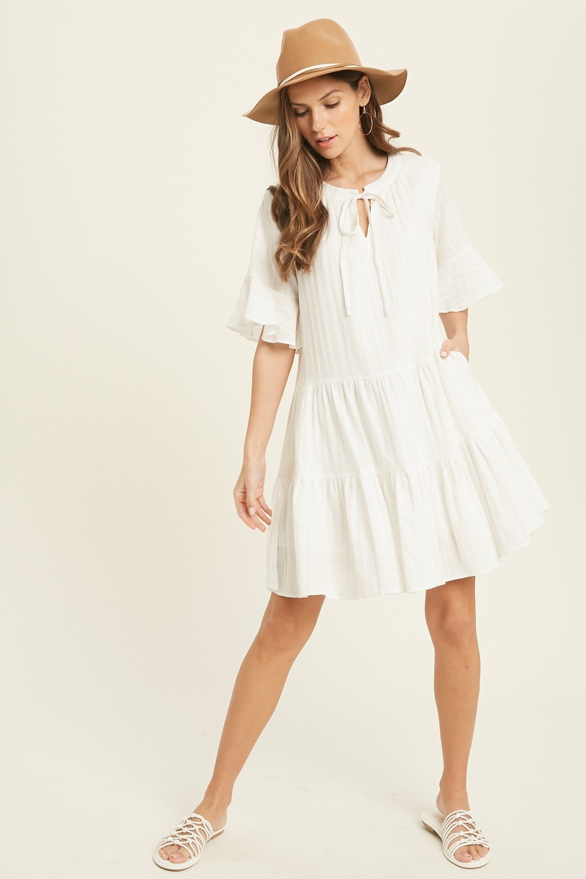 Small - Tiered Short Dress