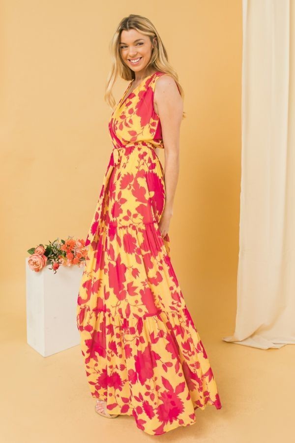 Small - Yellow Maxi Dress