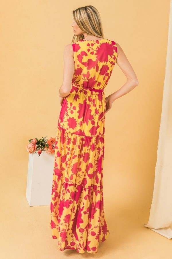 Small - Yellow Maxi Dress