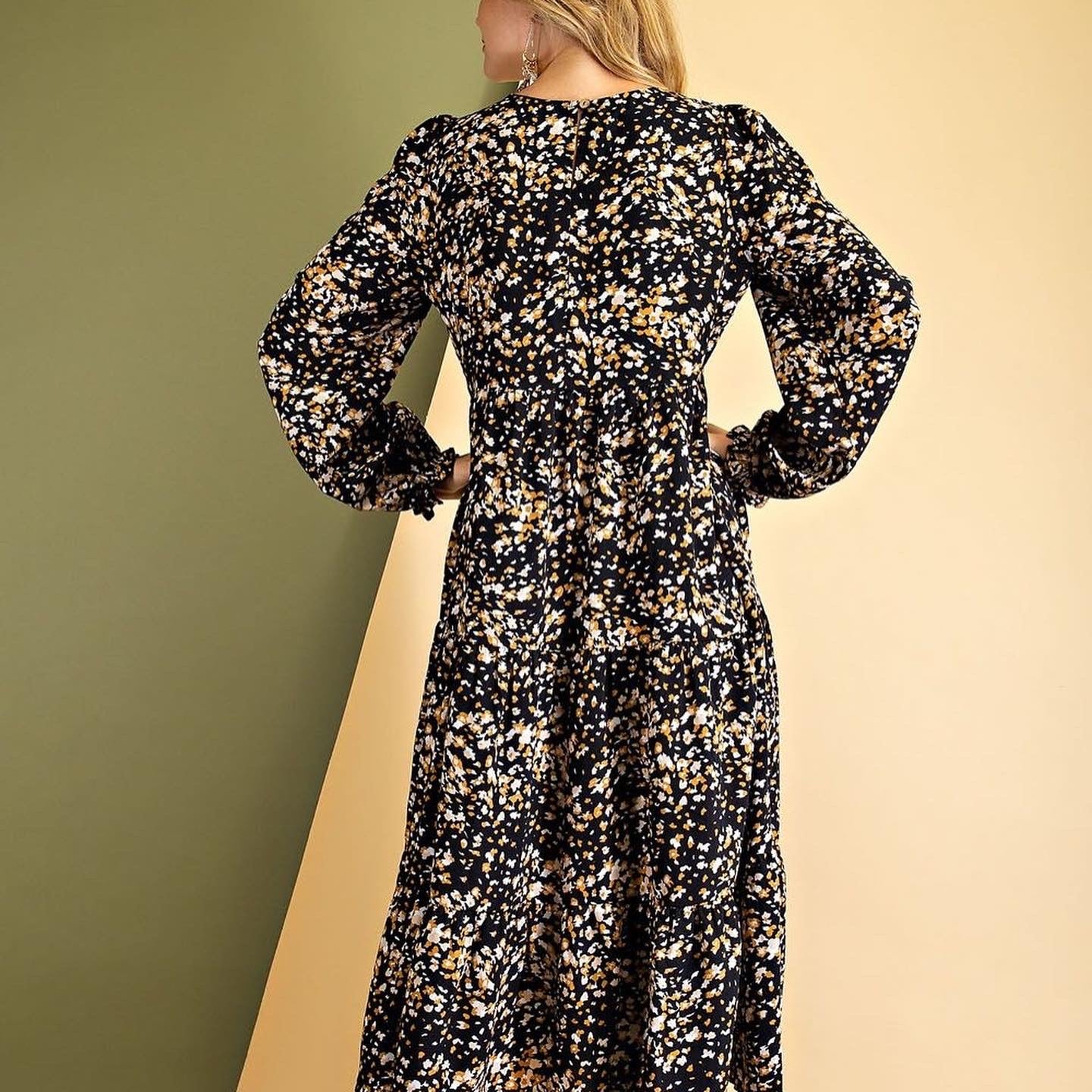 Small - Black Midi Dress