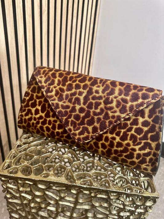 Animal Print Clutch