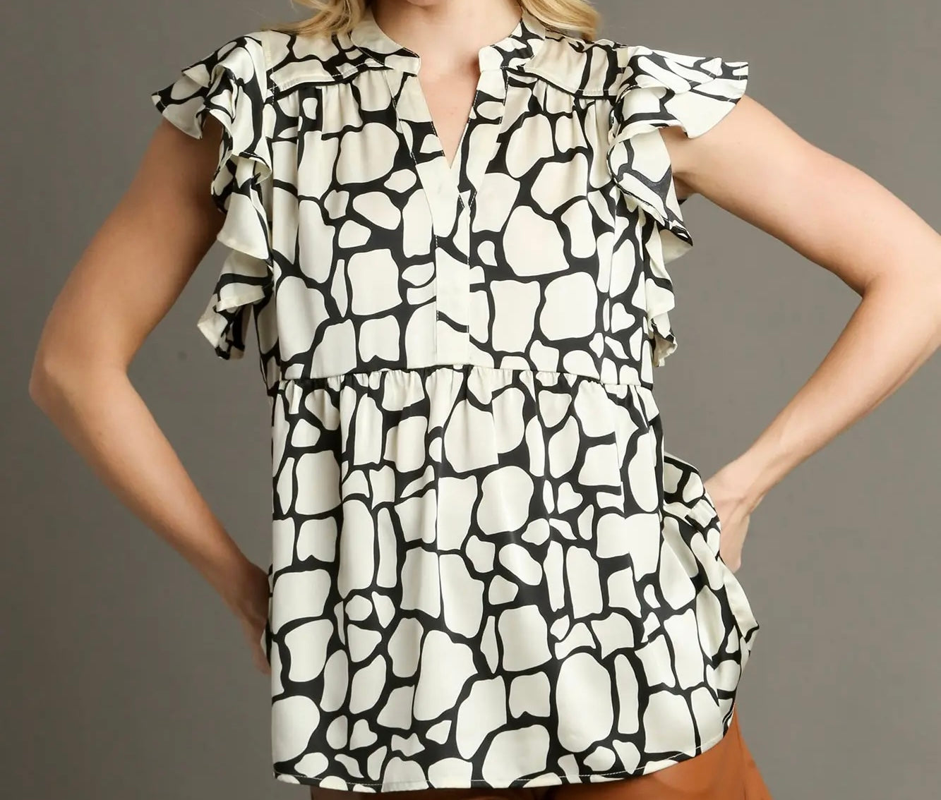 Medium - Animal Print Top