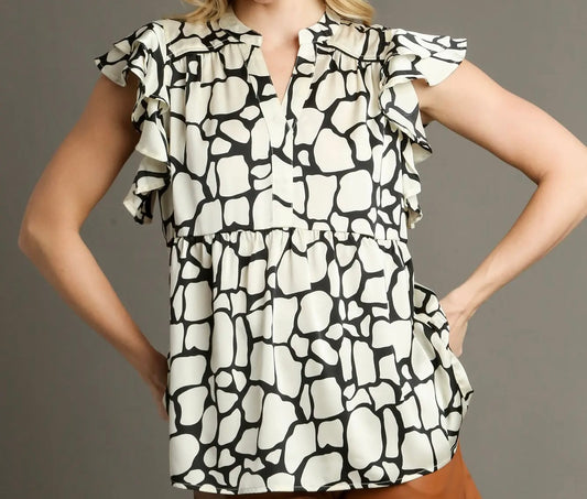 Medium - Animal Print Top