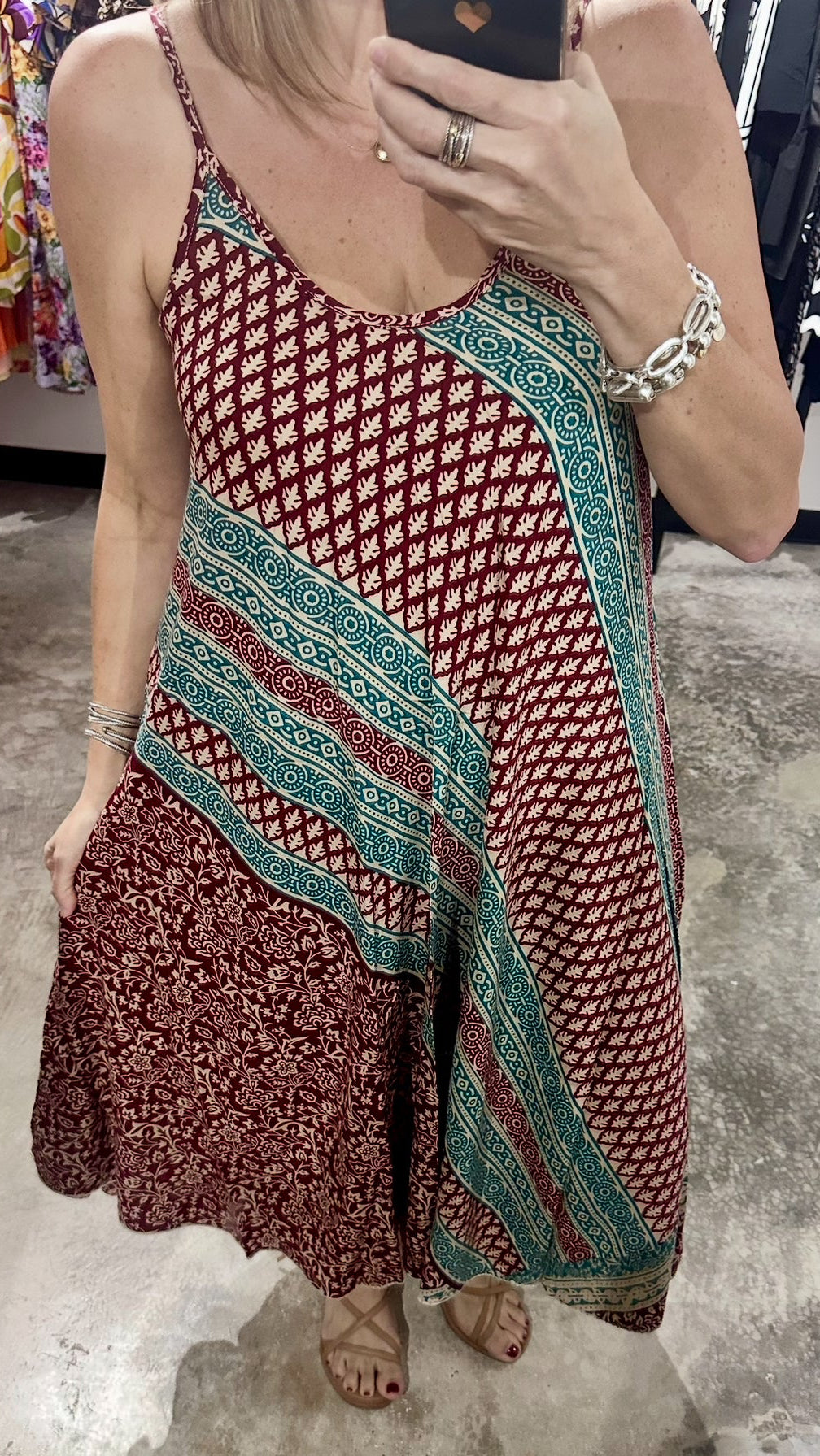 One Size Slip Midi Dress