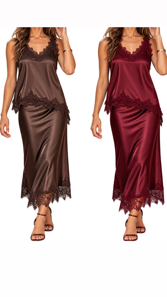 Satin Asymmetrical Top - Assorted