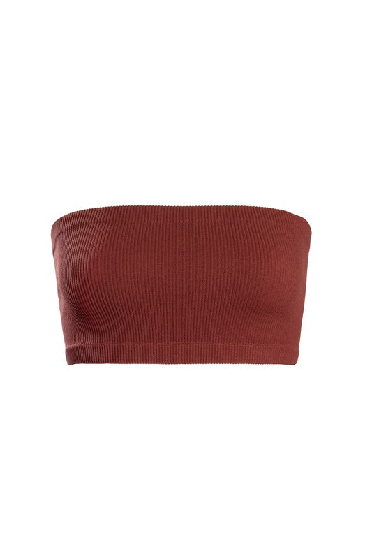 One Size - Top Thick Ribbed Bandeau