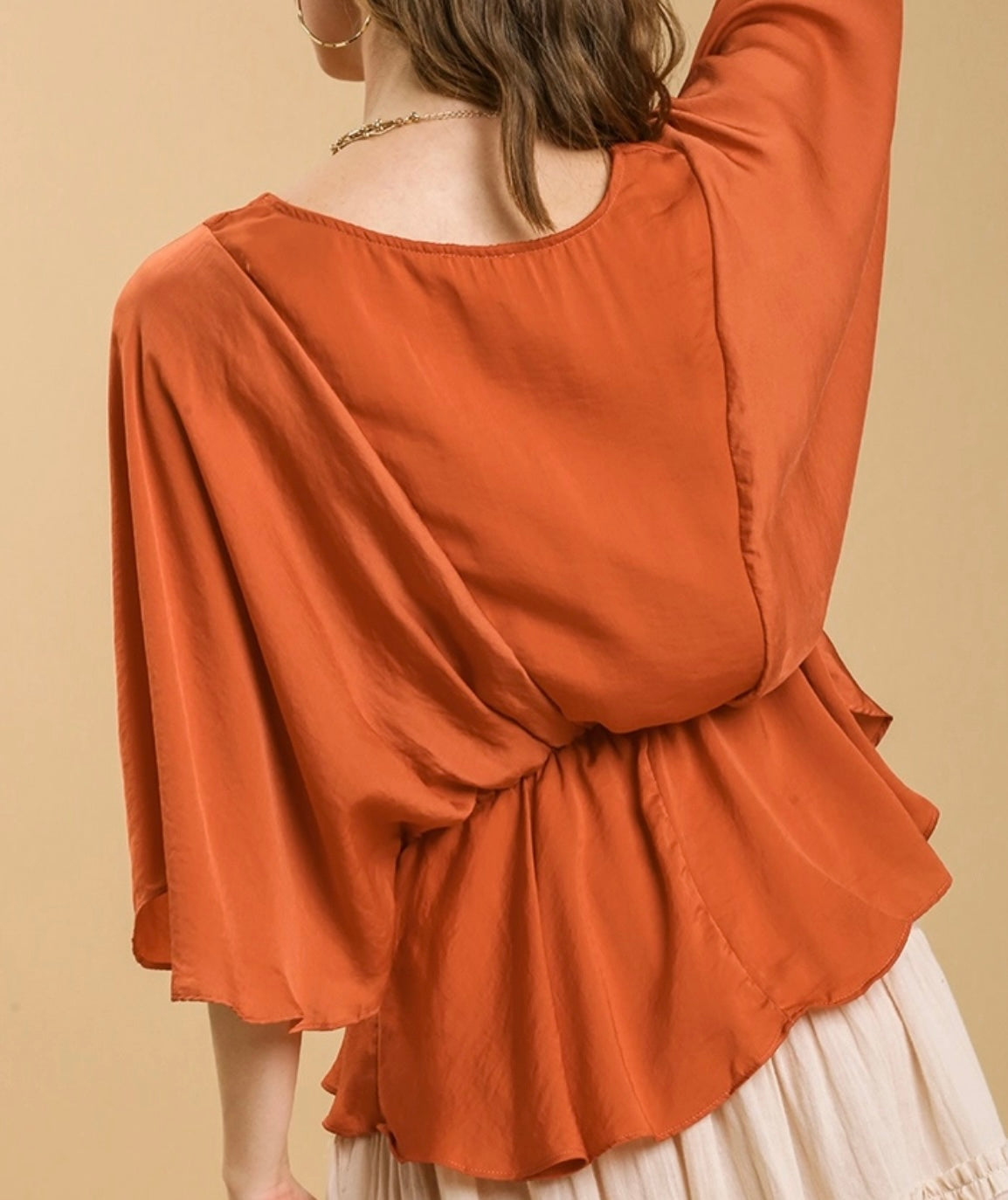 Sunset Bell Sleeve Top