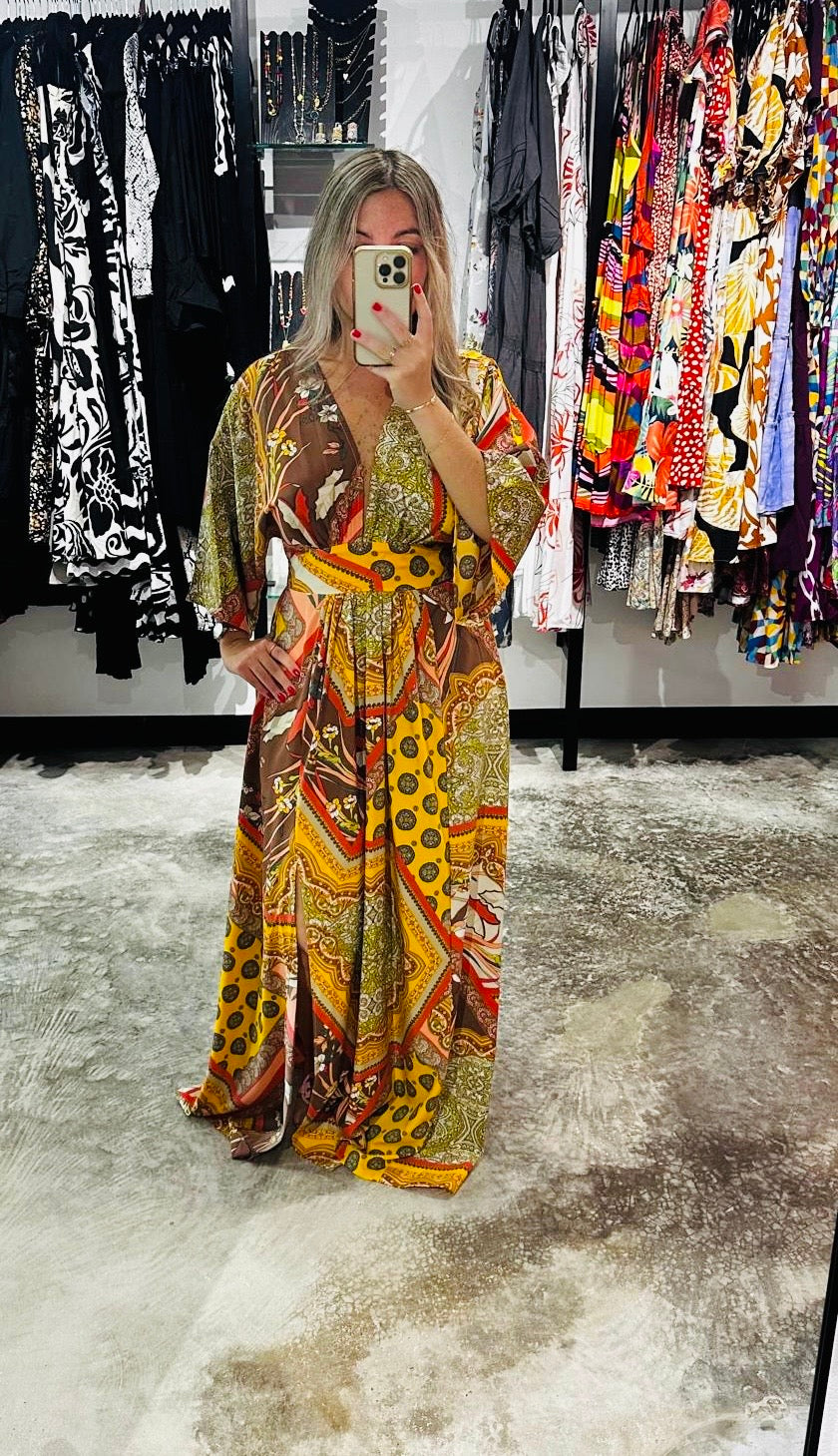 Kimono Maxi Dress