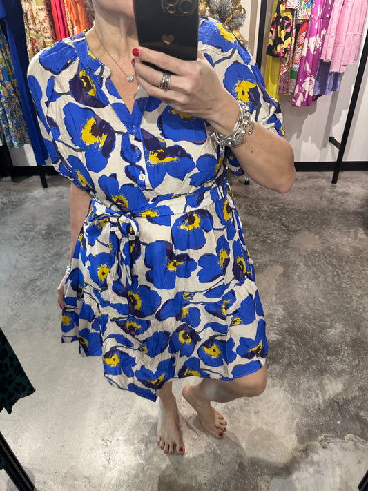 Floral Print Short Dress