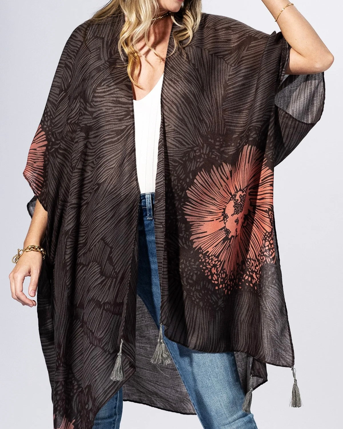 One Size Kimono Top - Assorted Colors
