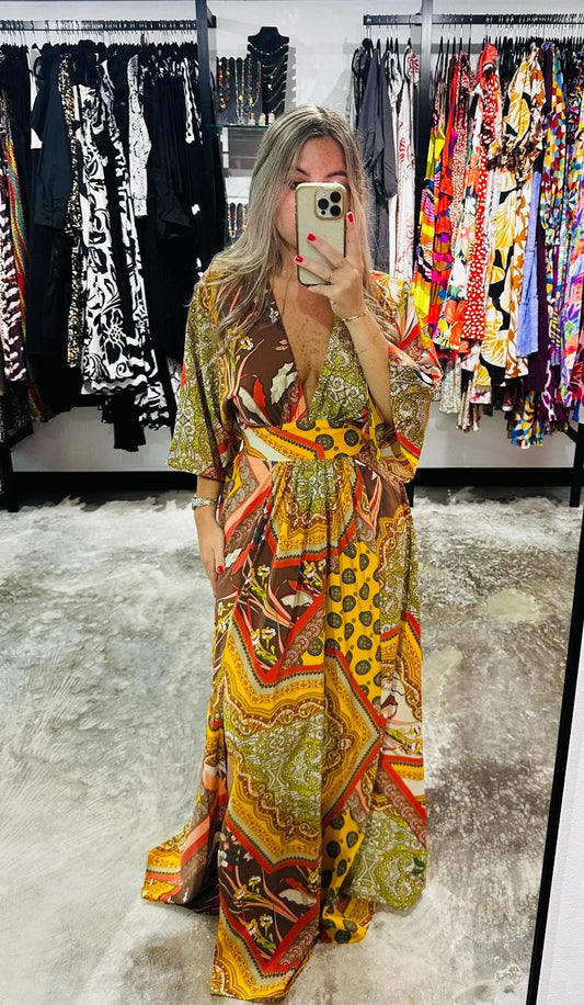 Kimono Maxi Dress