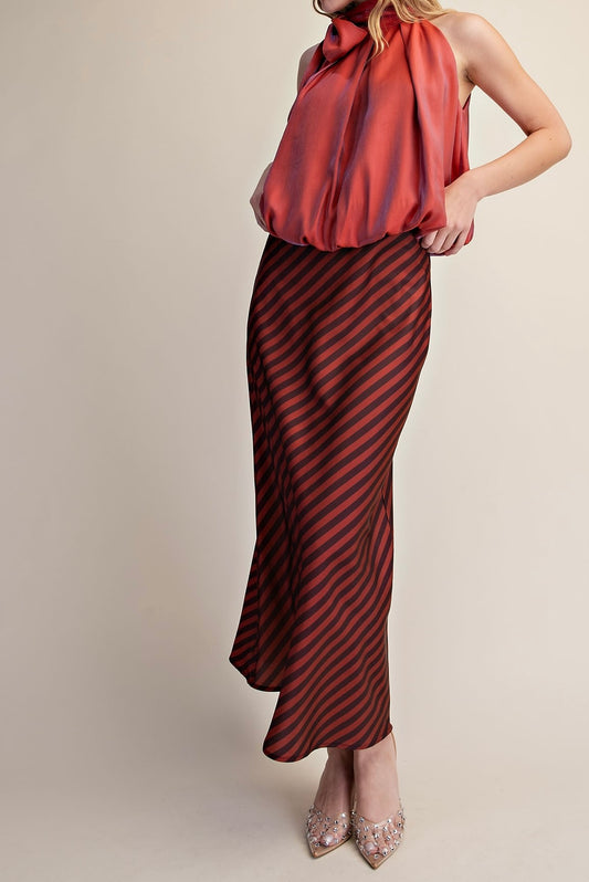 Stripe Slip Skirt