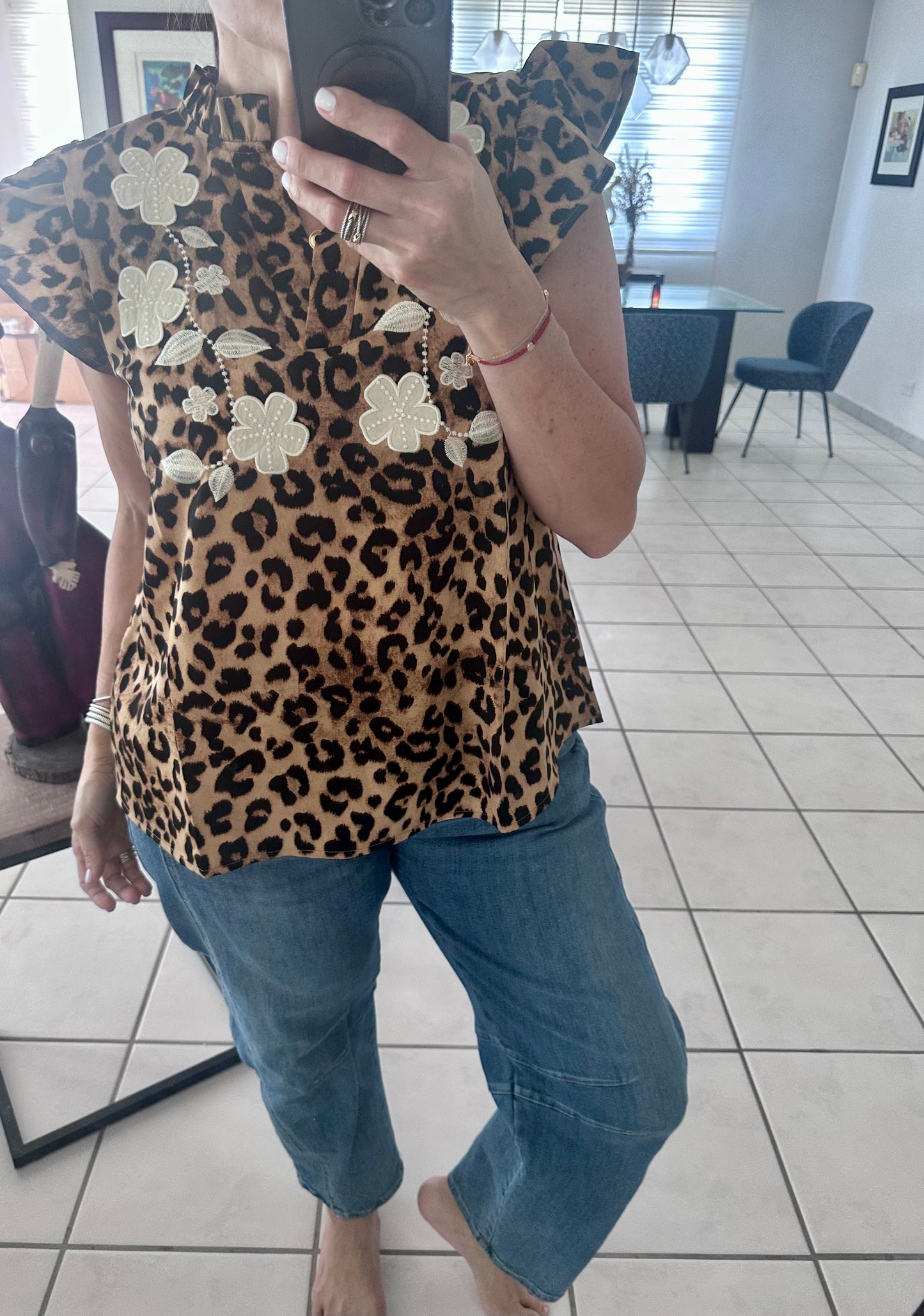 Leopard Print Top