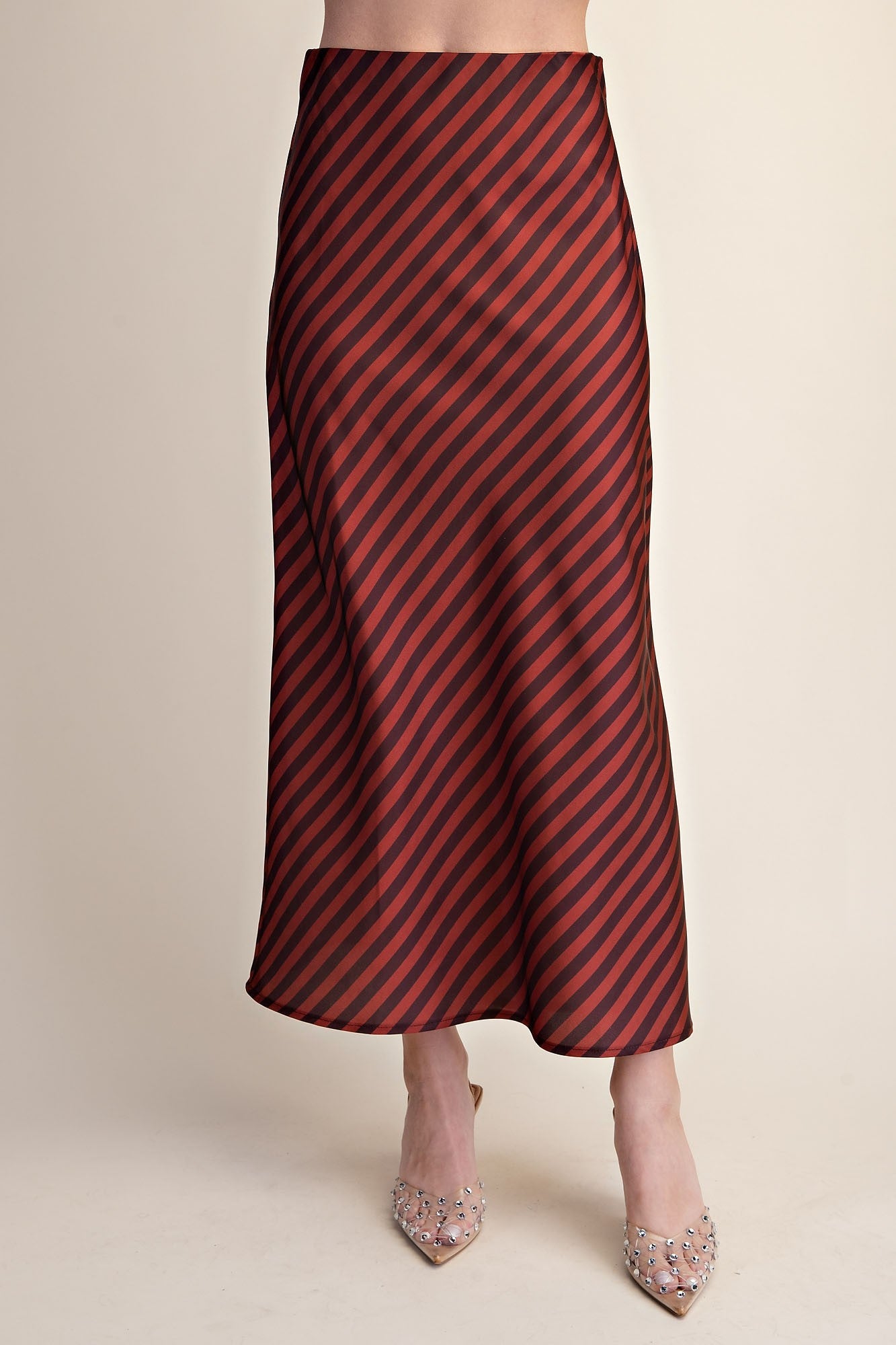 Stripe Slip Skirt