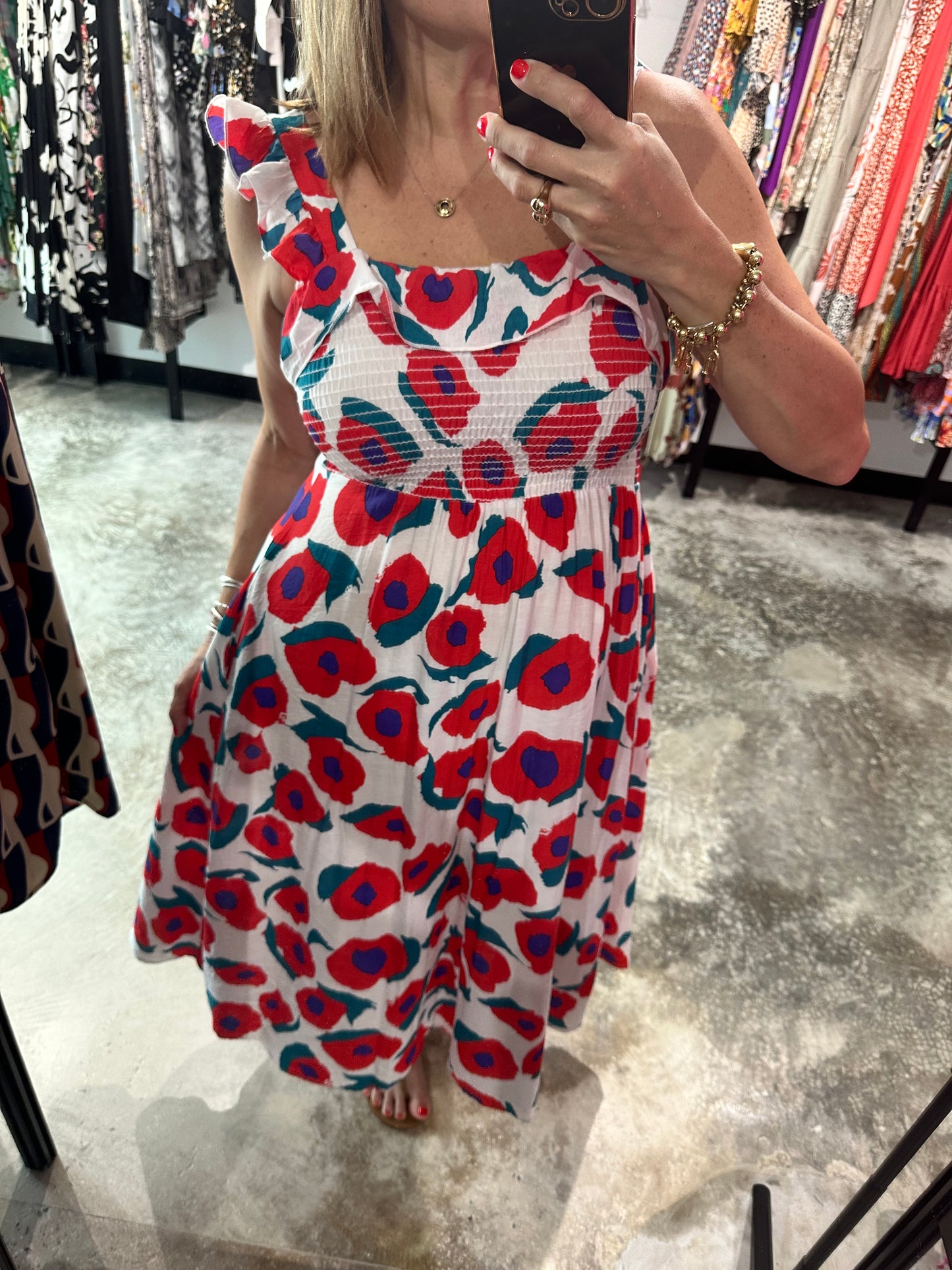 Floral Midi Dress