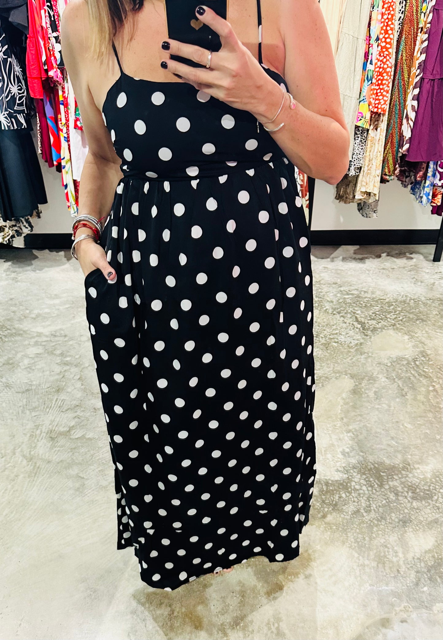 Polkadot  Maxi Dress