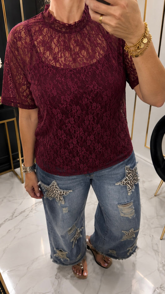 Lace T-Shirt Top